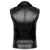 Gothic Core Leather Vest Unisex Punk Stylish Band PU Vest